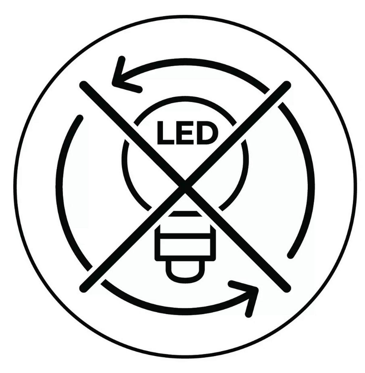 LED-Stehleuchte Frisbee Eu59802-1sm - Schwarz, Basics, Glas/Metall (30/146cm)