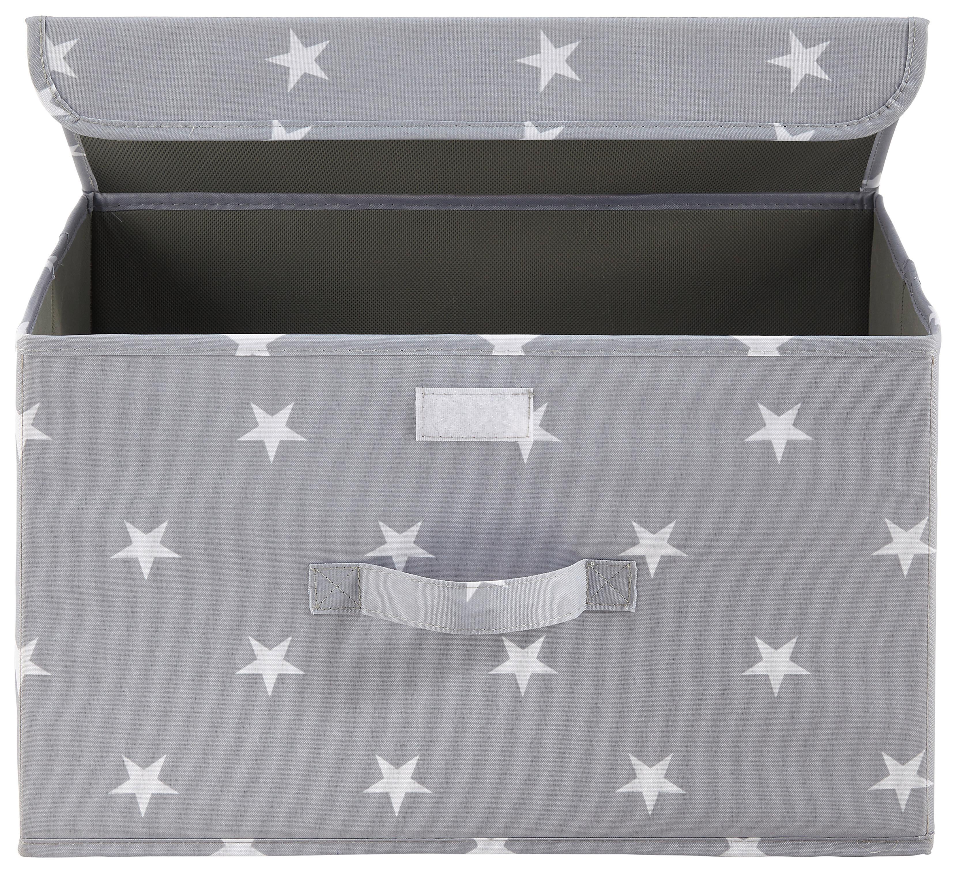 Box Sandy Šedá - sivá/biela, Moderný, plast (40/25/25cm) - Bessagi Home