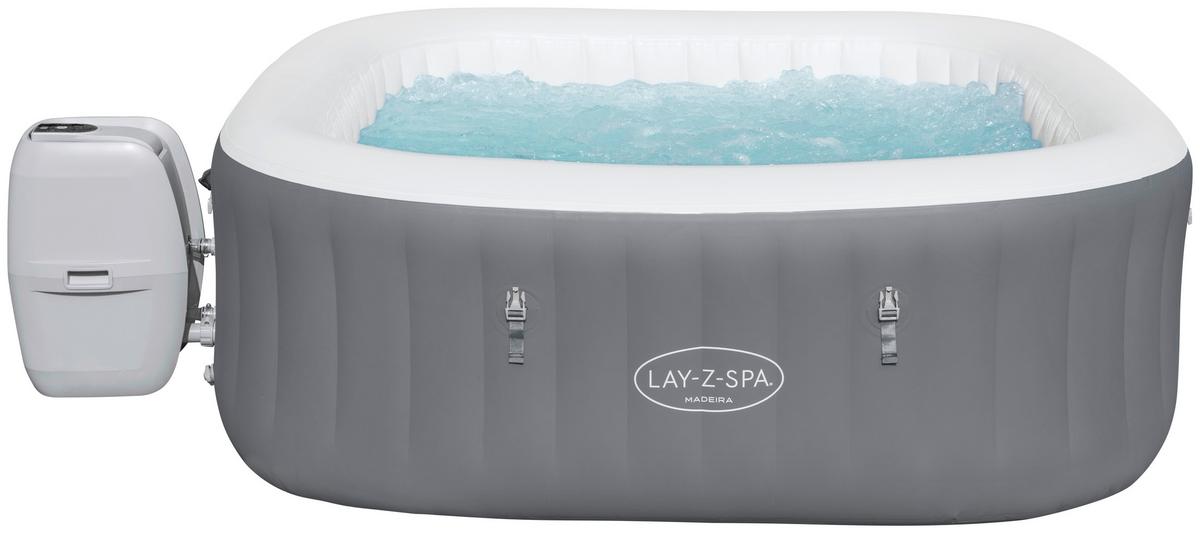Whirlpool Aufblasbar Ø 180 X H 66 cm - Grau, MODERN, Kunststoff/Metall (180/66cm) - Bestway