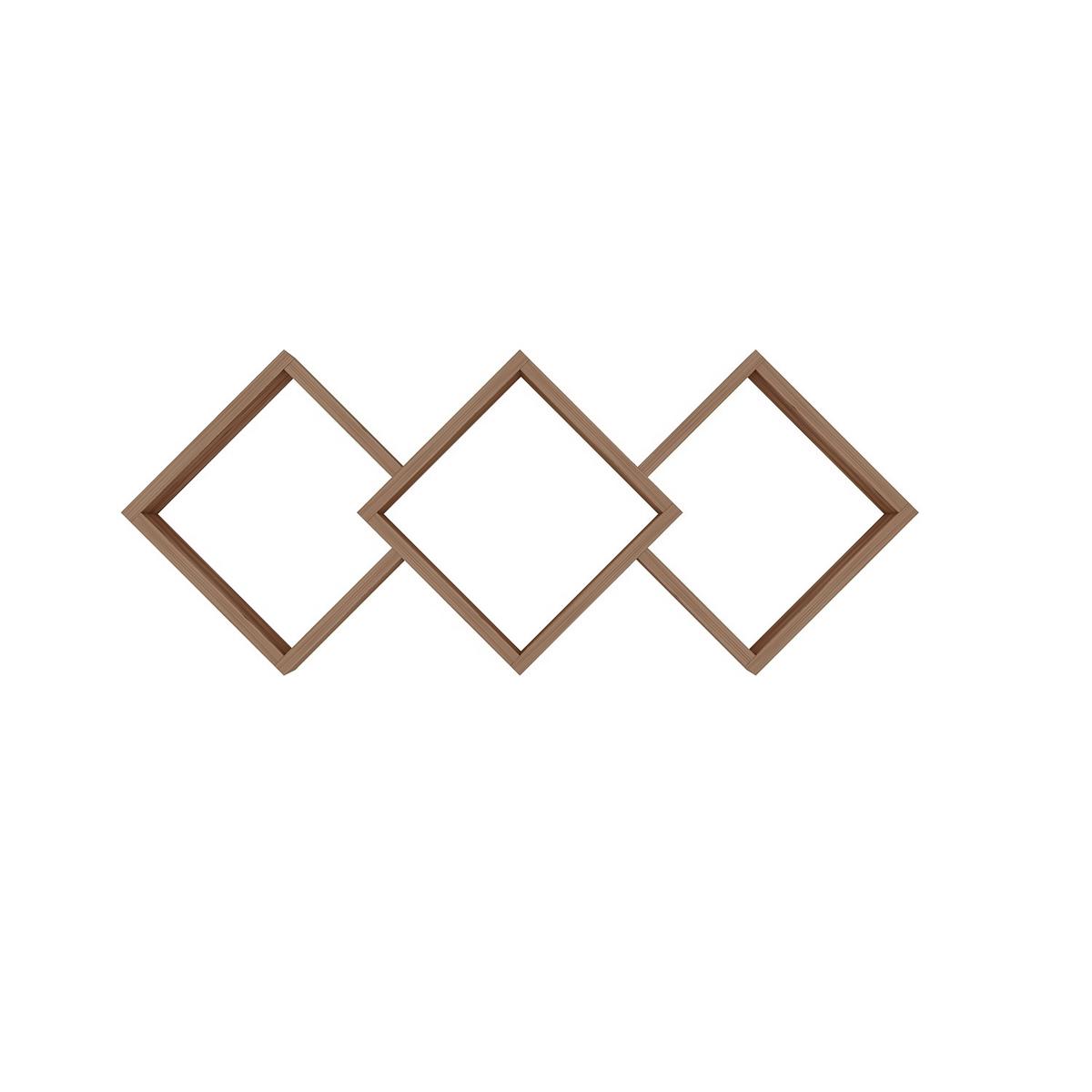 Wandregal Galaxy Kieferfarben B: 102 Cm - Kieferfarben, Design, Holzwerkstoff (102/42/20cm) - Livetastic