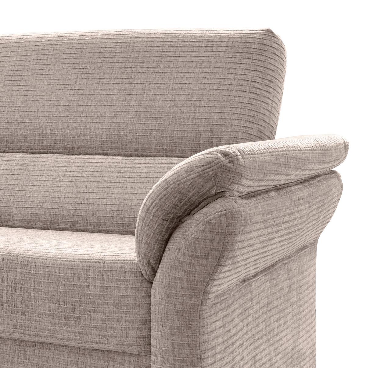 3-Sitzer-Sofa Cavoli, Beige L B: 192 cm - Beige/Schwarz, MODERN, Textil (192/90/89cm) - Livetastic