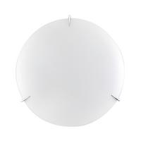 Deckenleuchte 1005/plm - Weiß, KONVENTIONELL, Glas/Metall (40/40/9cm)