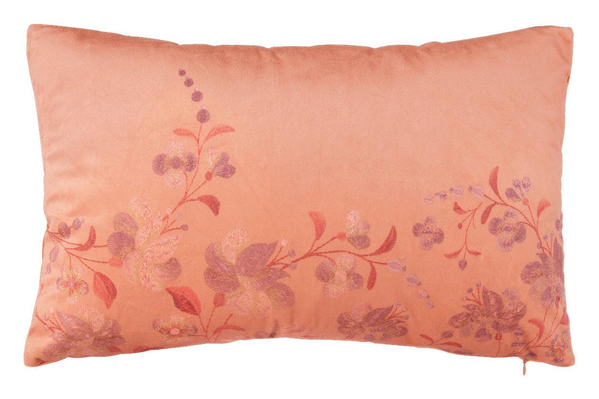 POTAH NA POLŠTÁŘ Flori, 30/50 cm - oranžová, Konvenční, textil (30/50cm) - Modern Living