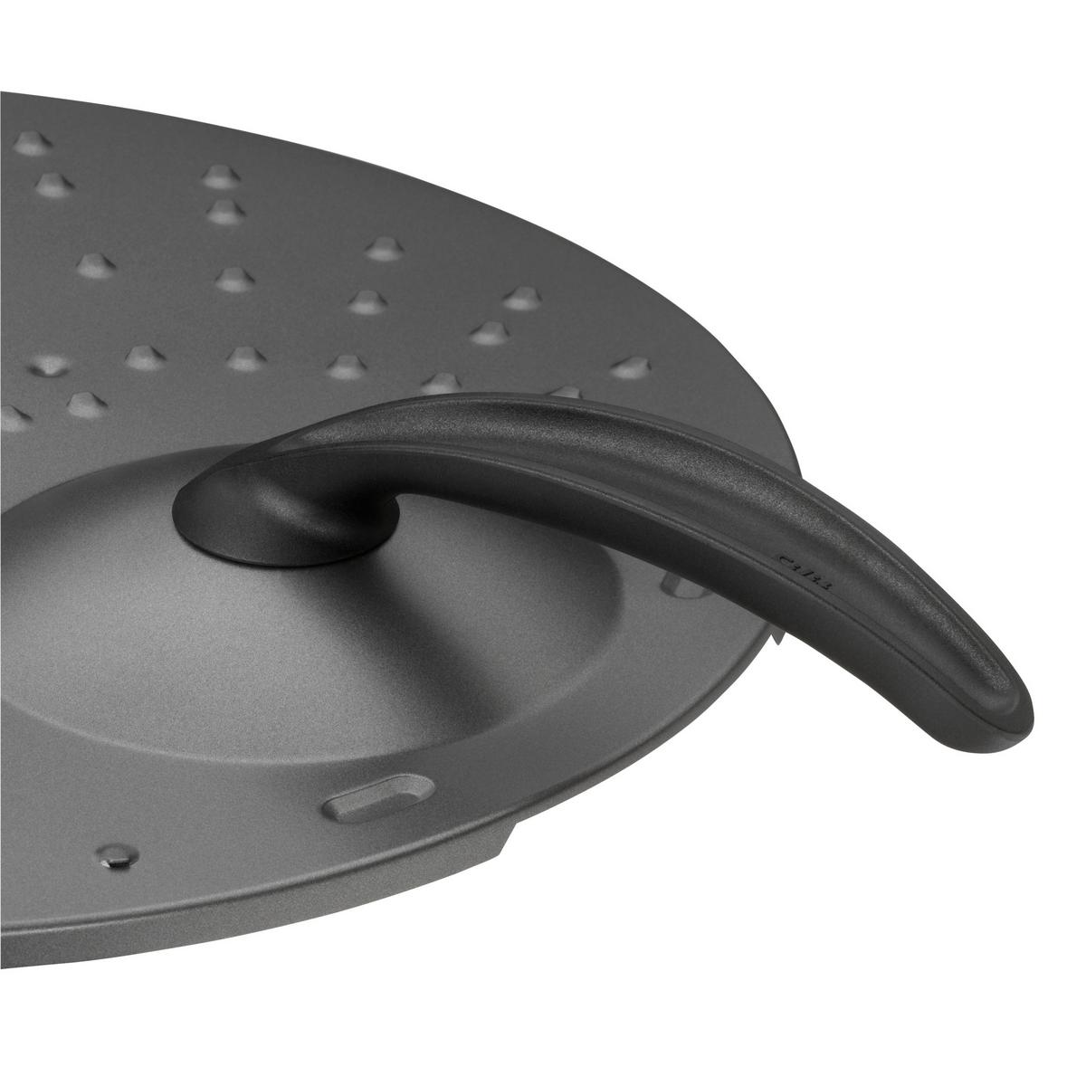 Pfannespritzschutz Edelstahl Bis 32 cm - Grau, MODERN, Metall (32cm) - Silit