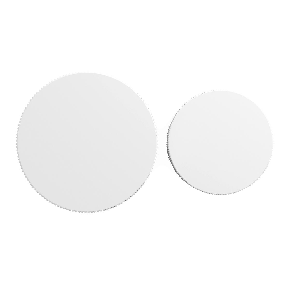 Konferenční stolek Arlo, P: 60/45 cm - bílá, Moderní, kompozitní dřevo (60/45/40/35/60/45cm) - Bessagi Home