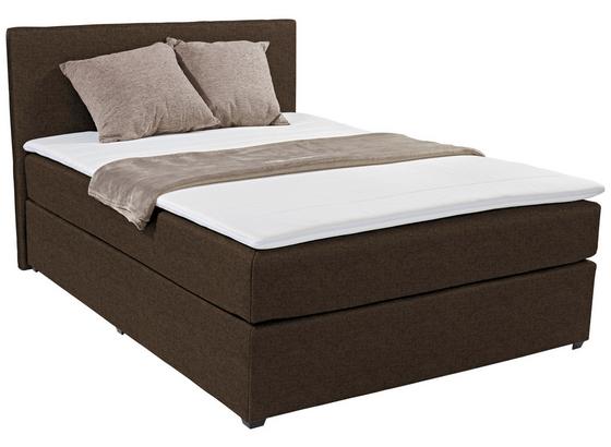 Boxspringbett Titania 140x200 Coffee - Schwarz/Braun, KONVENTIONELL, Textil (140/200cm) Boxspringbett Titania 140x200 Coffee - Schwarz/Braun, KONVENTIONELL, Textil (140/200cm)