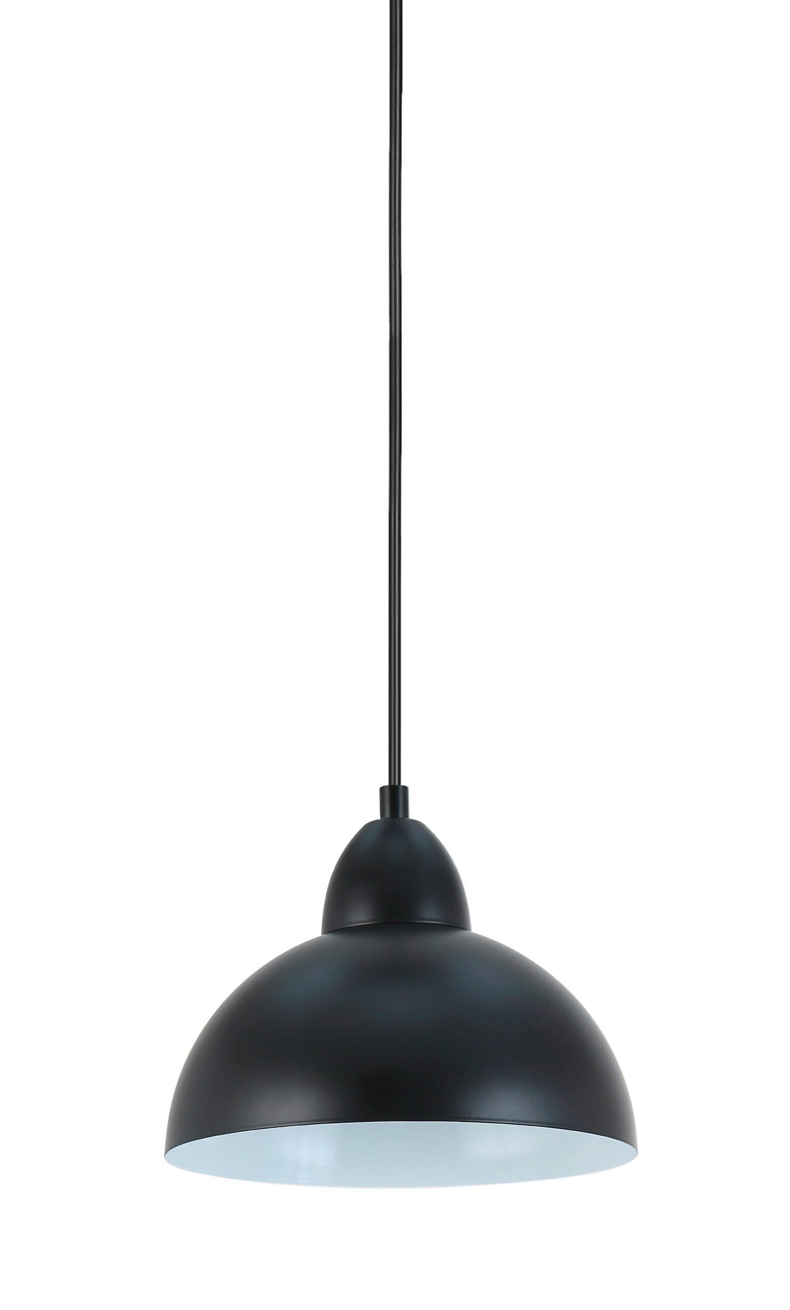 ZÁVESNÉ SVIETIDLO MICHAEL - čierna/biela, Modern, kov/plast (20/100cm) - Mömax