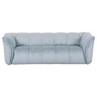 Bigsofa Sabea Mintgrün B: 220 Cm - Schwarz/Mintgrün, KONVENTIONELL, Textil (220/67/106cm) - MID.YOU