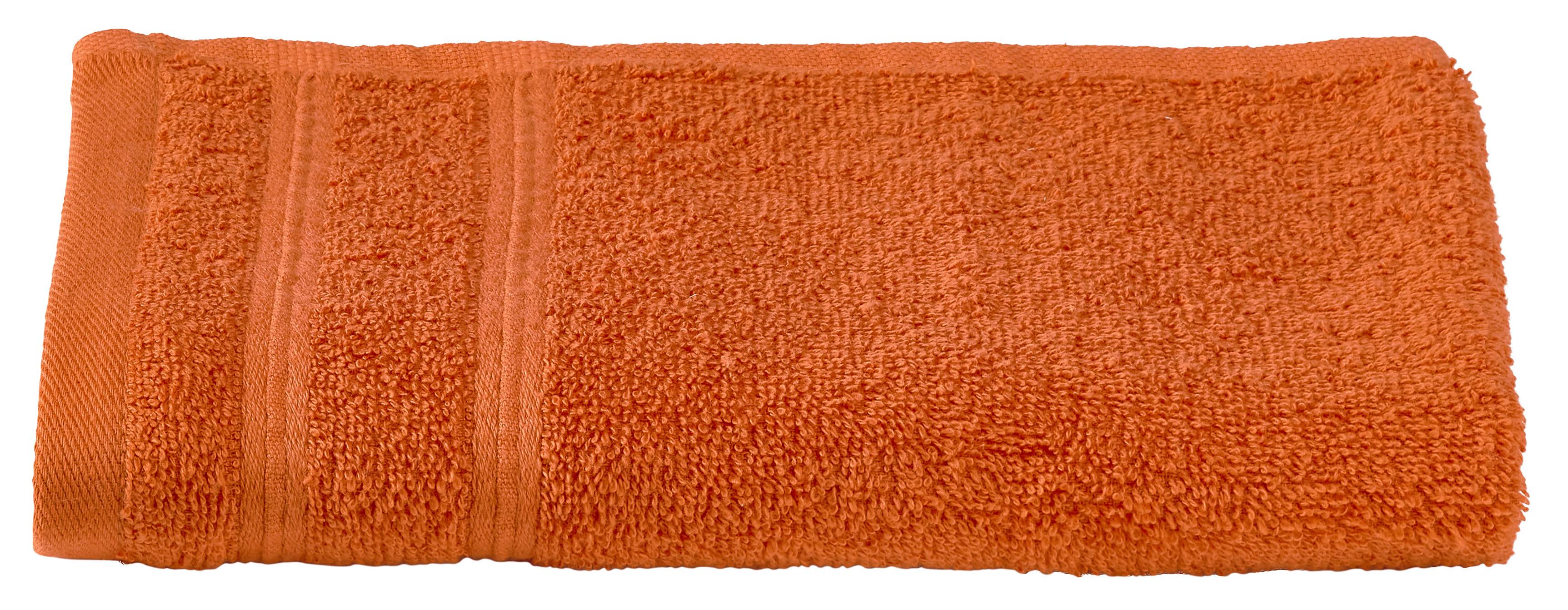 Ručník Pro Hosty Melanie, 30/50cm, Černá - terra cotta, textil (30/50cm) - Modern Living