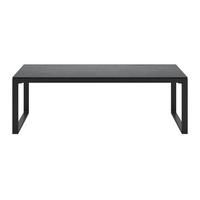 Loungetisch Brest - Anthrazit, MODERN, Glas/Metall (120/39/60cm) - Beldano