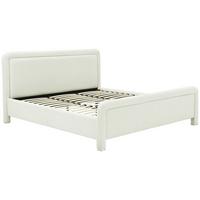 Polsterbett Pipe Weiß B: 205 Cm - Eichefarben/Schwarz, Design, Holz/Textil (205/110/233cm) - Livetastic