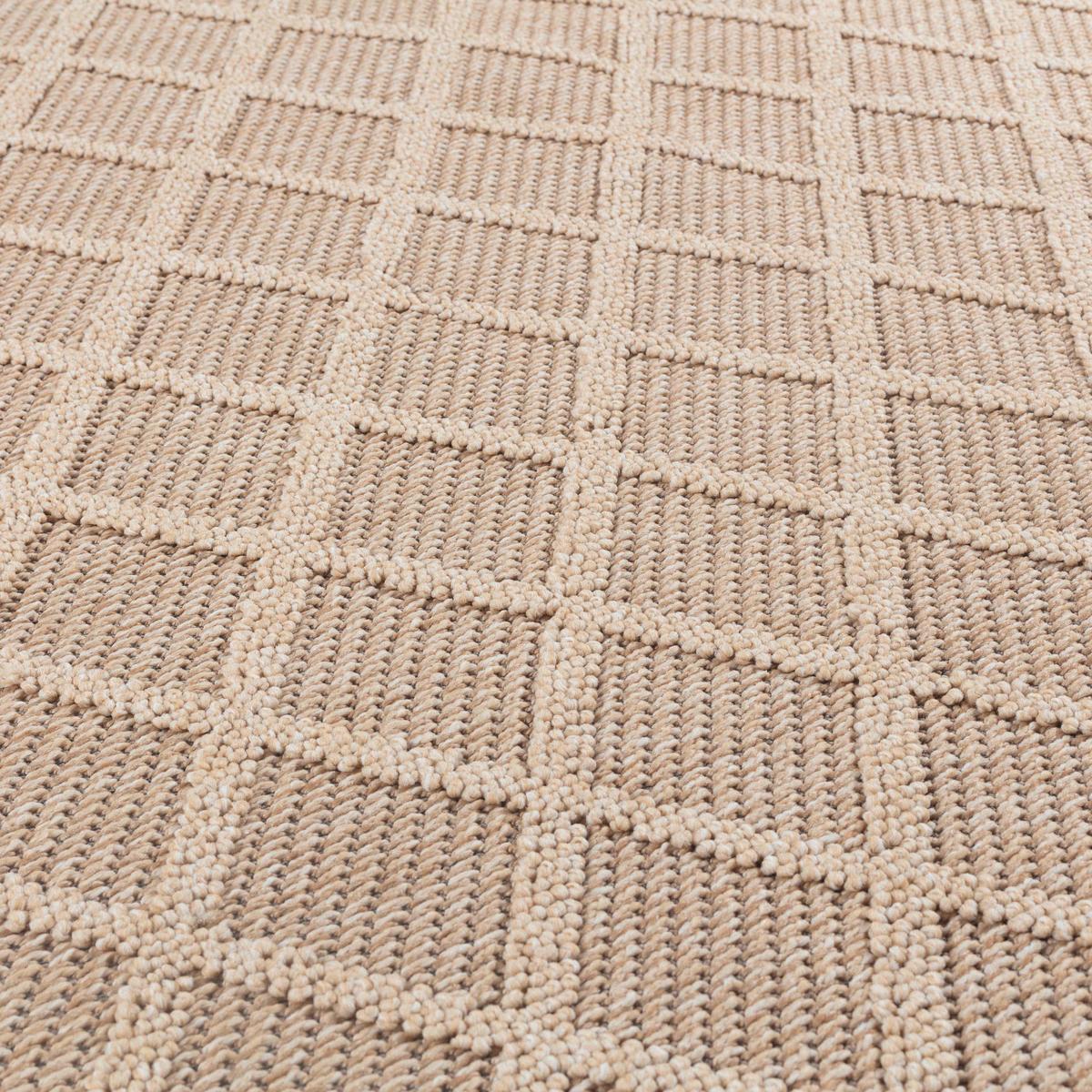 Outdoorteppich Patara - Beige, Design, Textil (200/290cm) - Novel