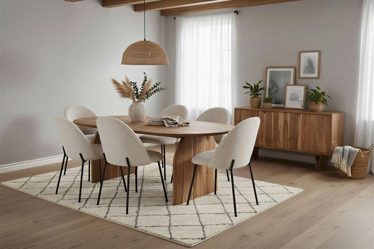 Sideboard Akazie B: 145cm - Naturfarben, Design, Holz (145/80/71cm) - MID.YOU