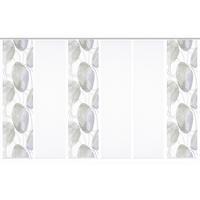 Flächenvorhang Ellrik 6er Set - Flieder/Weiß, Natur, Textil (60/245cm)