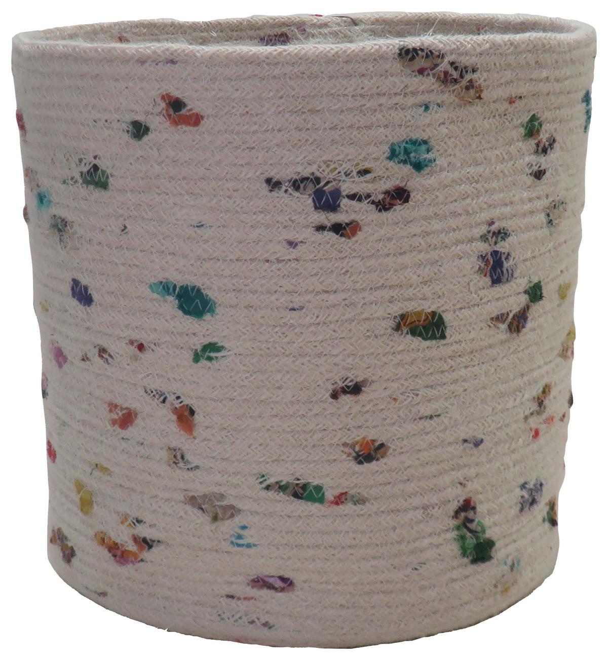 Kosár Josef - natúr színű, Konventionell, természetes anyagok (25/25cm) - Luca Bessoni