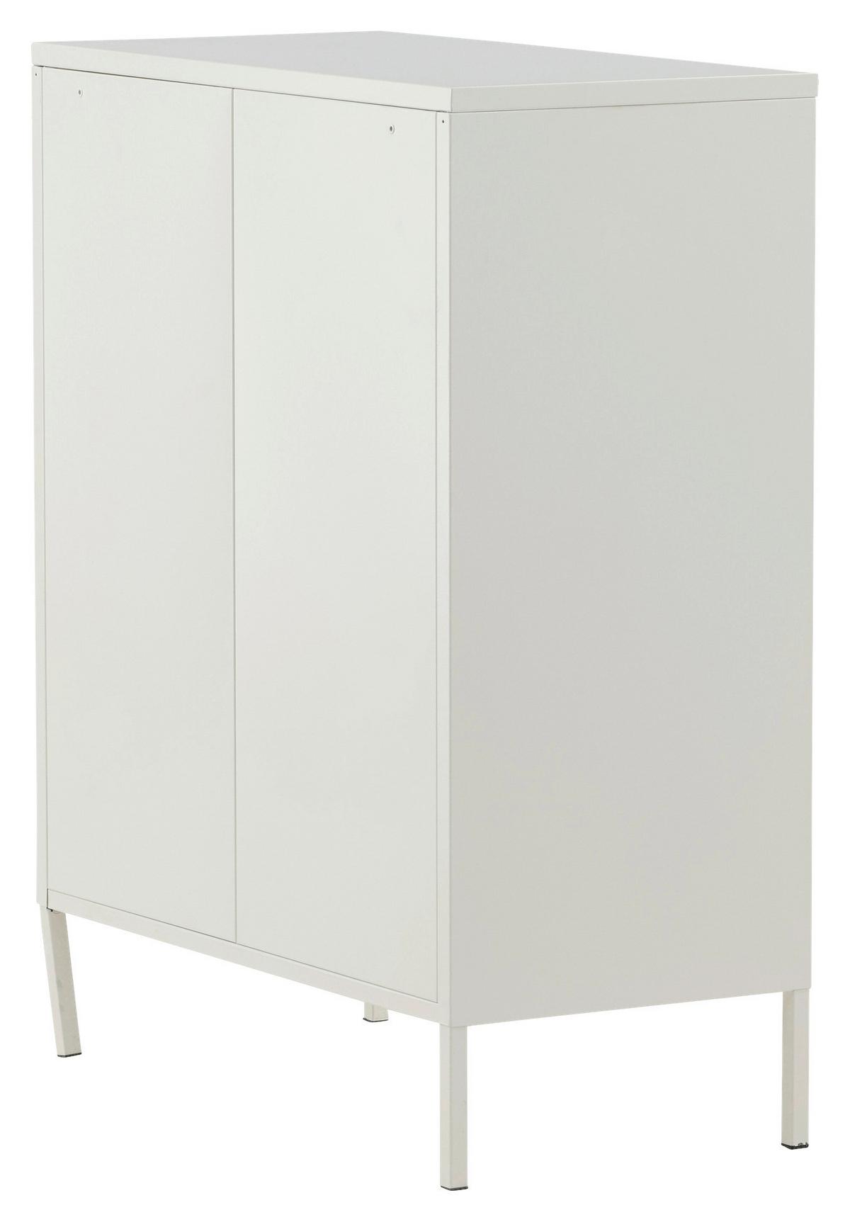 Sideboard Misha - Beige, Design, Metall (80/101,5/40cm) - Livetastic