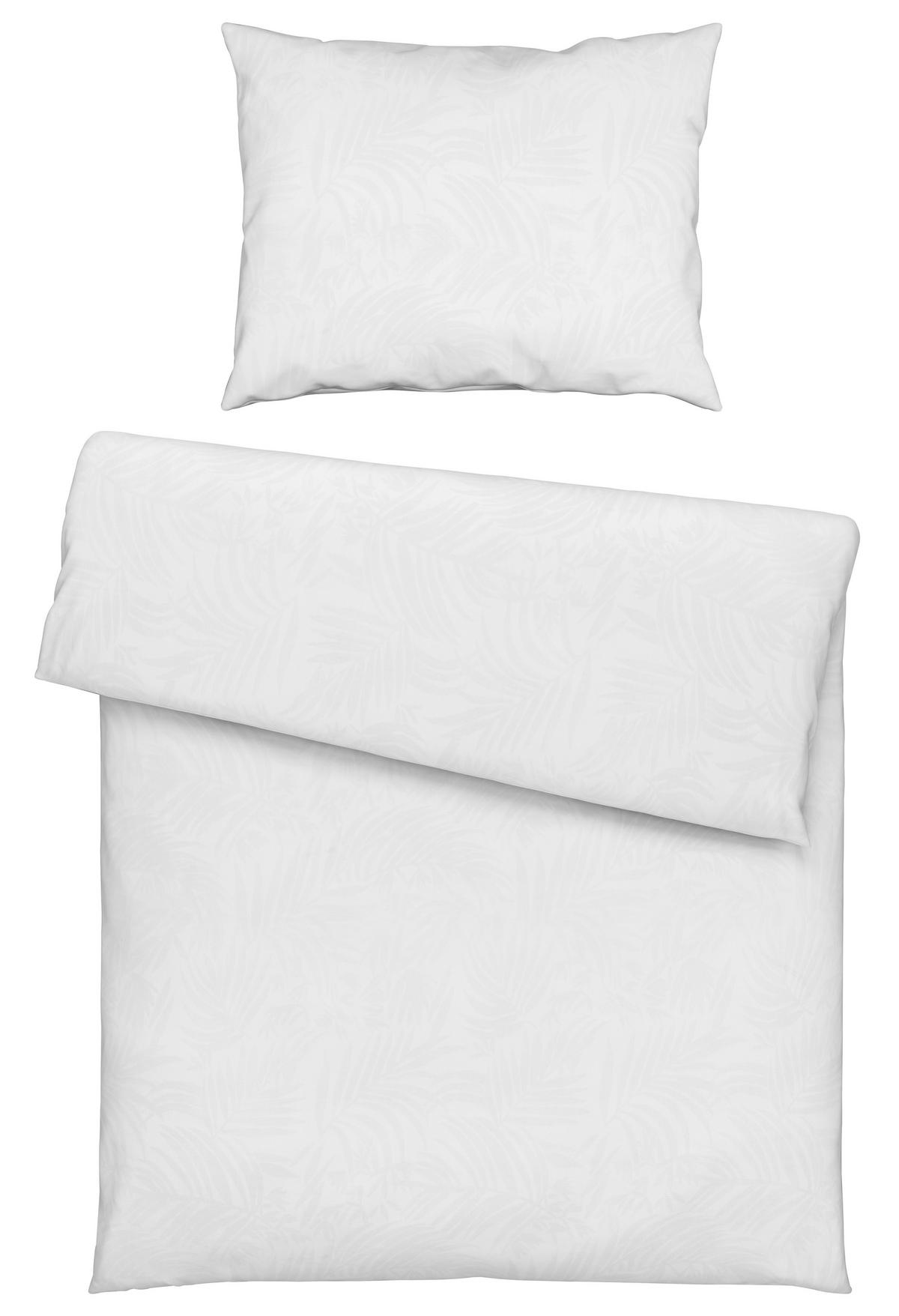 Povlečení Corinne, 70/90 140/200cm - bílá, Romantický / Rustikální, textil (140/200cm) - Mömax