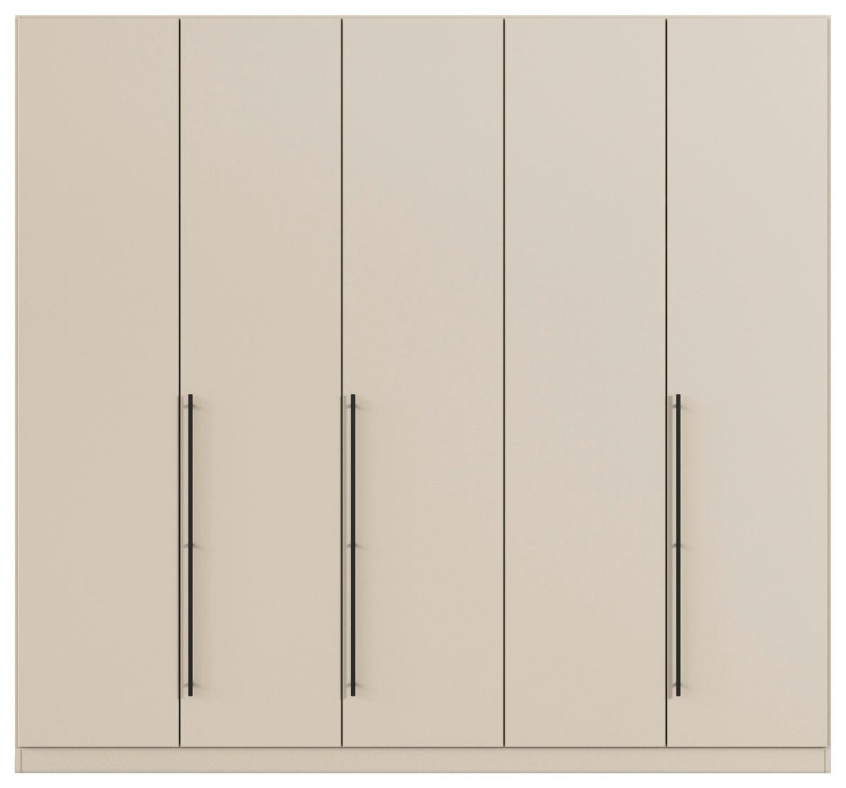 Kleiderschrank Safari B: 226 cm - Champagner/Grau, KONVENTIONELL, Holzwerkstoff (226/229/54cm)