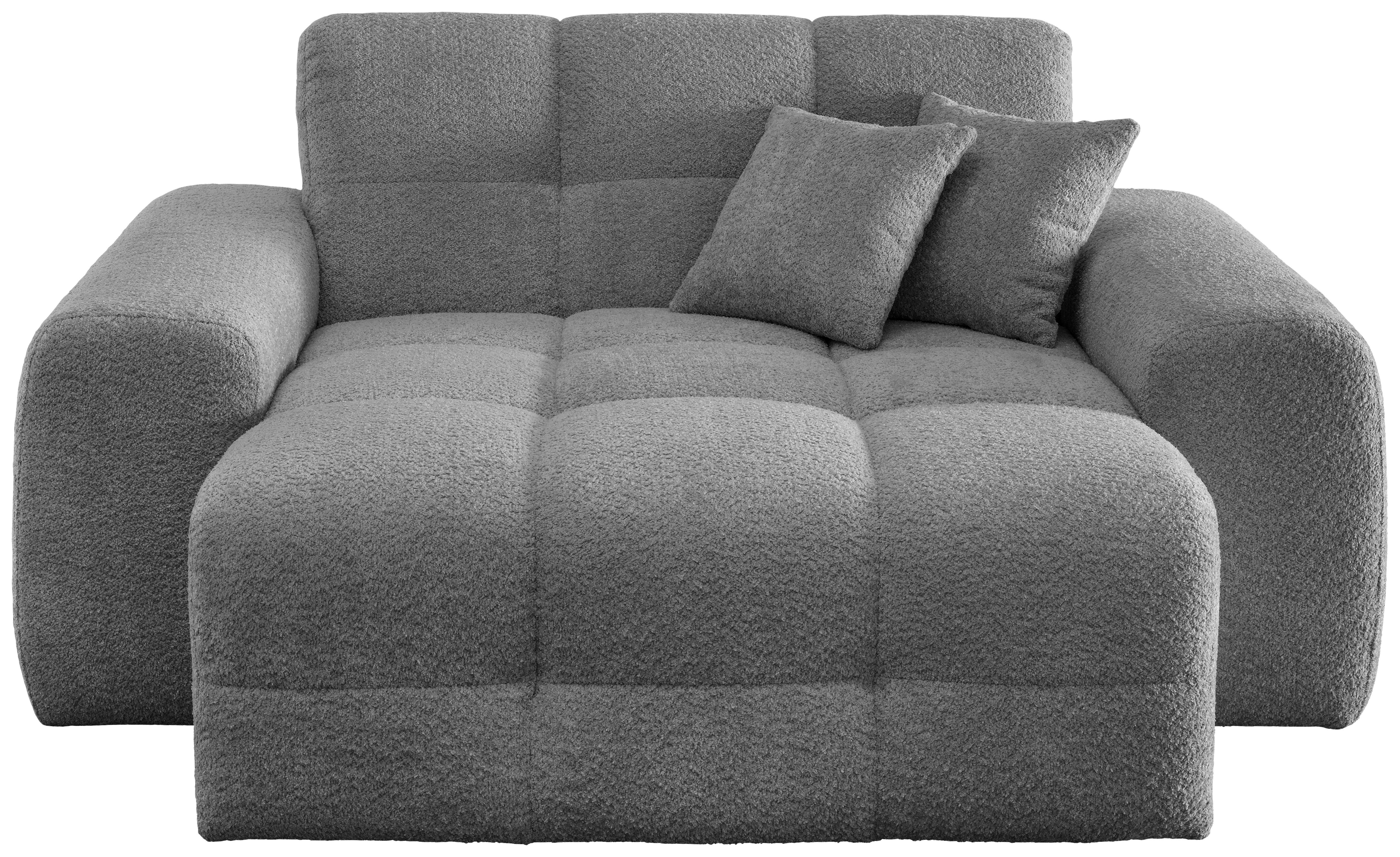 XXL-Sessel Bosco, Anthrazit B: 181 cm - Anthrazit/Schwarz, MODERN, Textil (181/87/155cm) - Livetastic