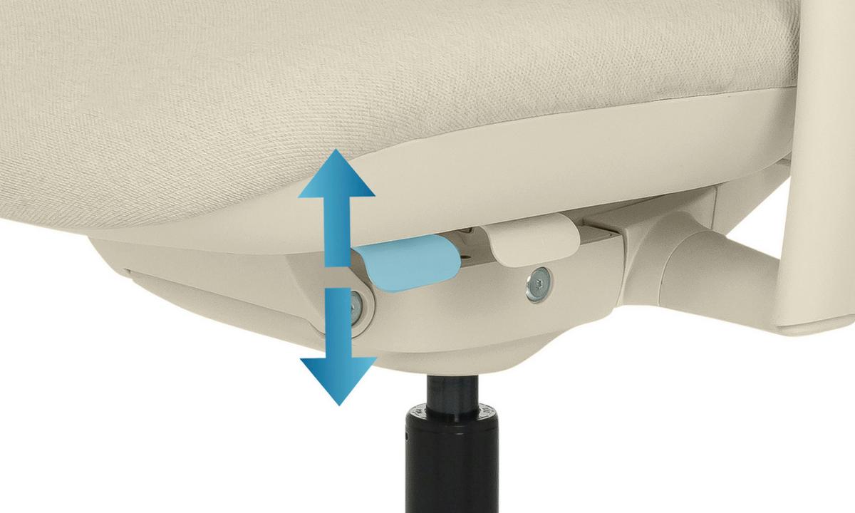 DREHSTUHL Vervio Beige B: 63cm - Beige, MODERN, Kunststoff/Textil (63/111/67cm) - MID.YOU
