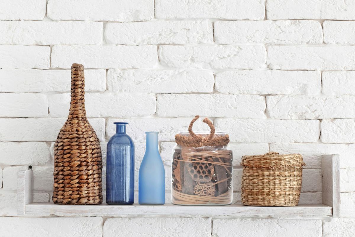Dekoglas Flora Braun, 18x20 cm - Braun, LIFESTYLE, Glas/Naturmaterialien (18/20/18cm) - Kayoom