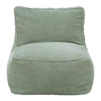 Sedací vak CAROLINE, zelený manšestr, max. 80 kg - zelená, Moderní, textil (75/84/88cm) - Mömax