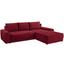 Wohnlandschaft L-form Adria 213x308cm - Rot, MODERN, Textil (213/308cm) - Luca Bessoni Wohnlandschaft L-form Adria 213x308cm - Rot, MODERN, Textil (213/308cm) - Luca Bessoni