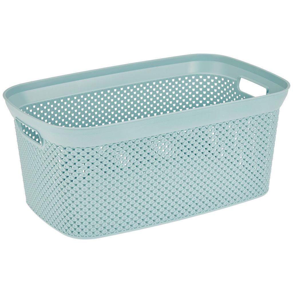 Wäschekorb Diamond Mintgrün, 54x33,5x23 Cm