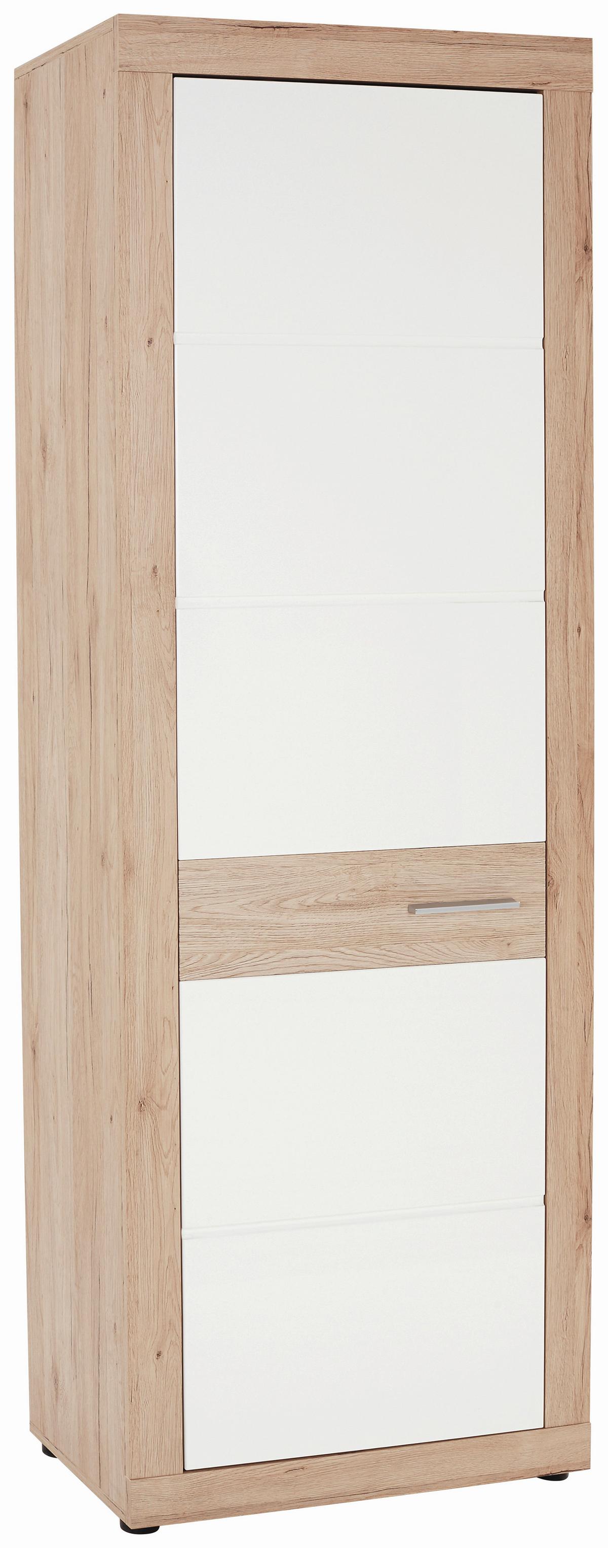 PREDSIEŇOVÁ SKRIŇA MALTA - biela/farba duba, Modern, kompozitné drevo (65/196,8/36cm)