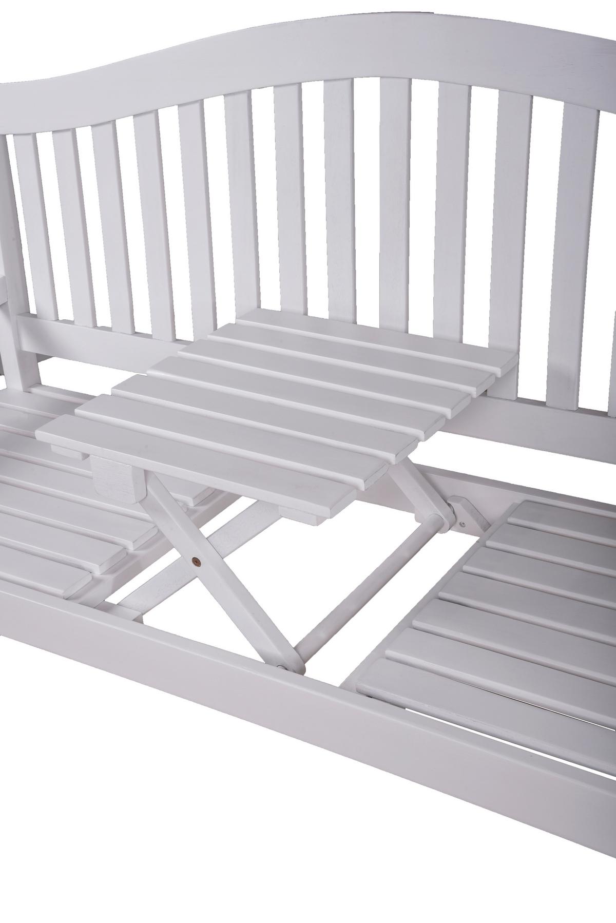 Gartenbank Echtholz Singapur 3-Sitzer - Eukalyptusholzfarben, Basics, Holz (150/104/62cm) - Gardenson