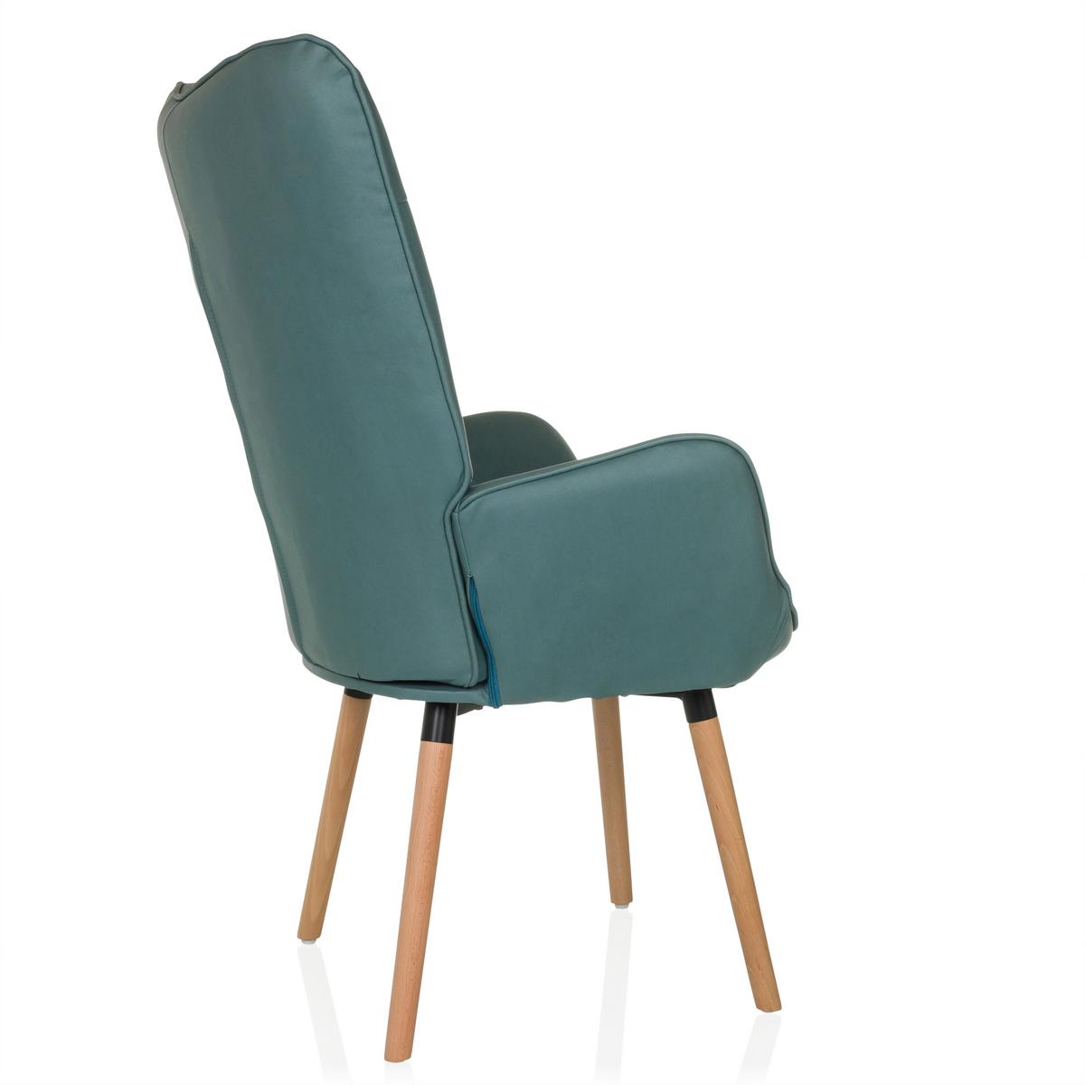 Ohrensessel Havenio I Mintgrün B: 70 cm - Buchefarben/Mintgrün, MODERN, Textil (70/106/75cm) - MID.YOU