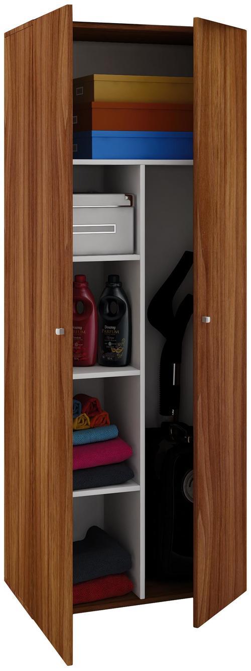 Mehrzweckschrank Vandol Ll B: 70 cm - Nussbaumfarben, Basics, Holzwerkstoff (70/178/40cm)