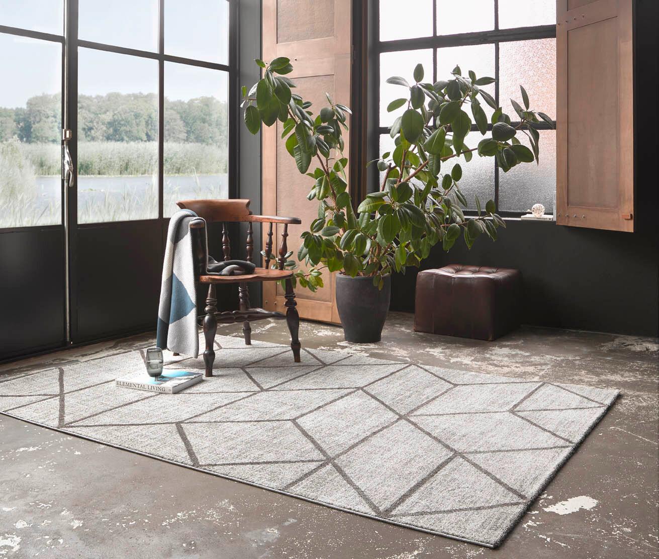 Webteppich Bossa Lounge Taupe/beige 200x290 Cm - Taupe/Beige, Design, Textil (200/290cm) - WECON HOME