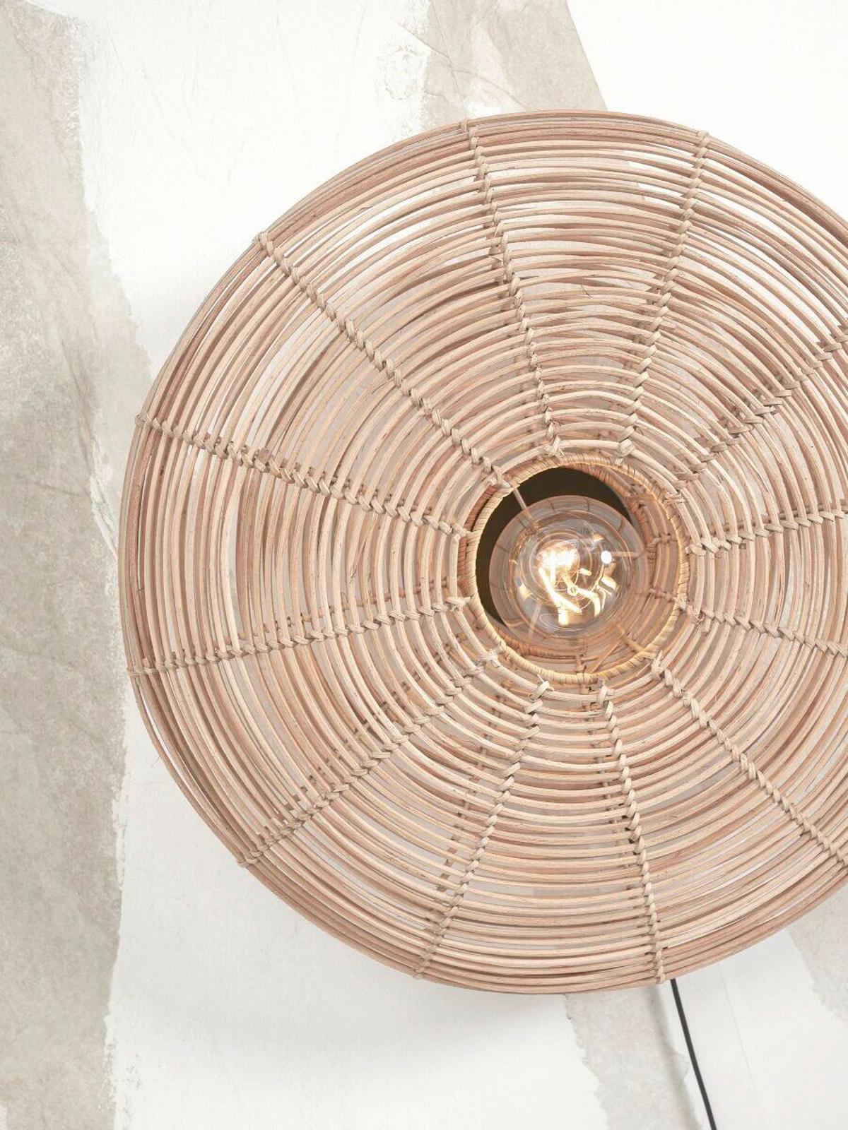 Wandleuchte Tanami/W/5514/N - Naturfarben, Trend, Naturmaterialien (14/55/55cm) - Good & Mojo