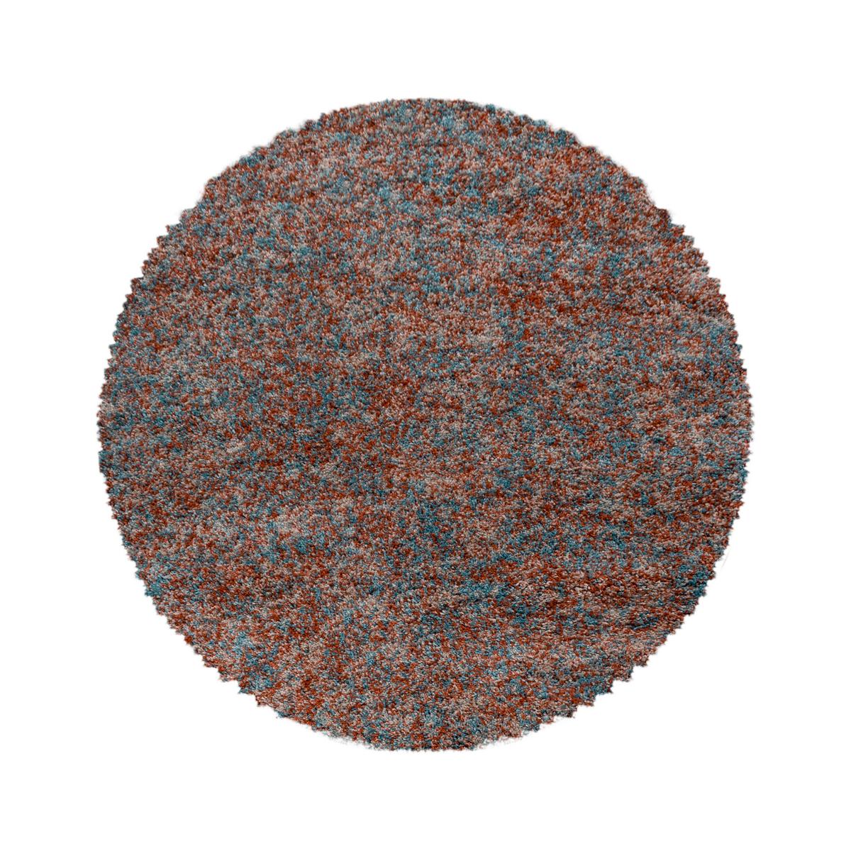 Hochflorteppich Enjoy - Terracotta, KONVENTIONELL, Textil (160/160cm) - Novel