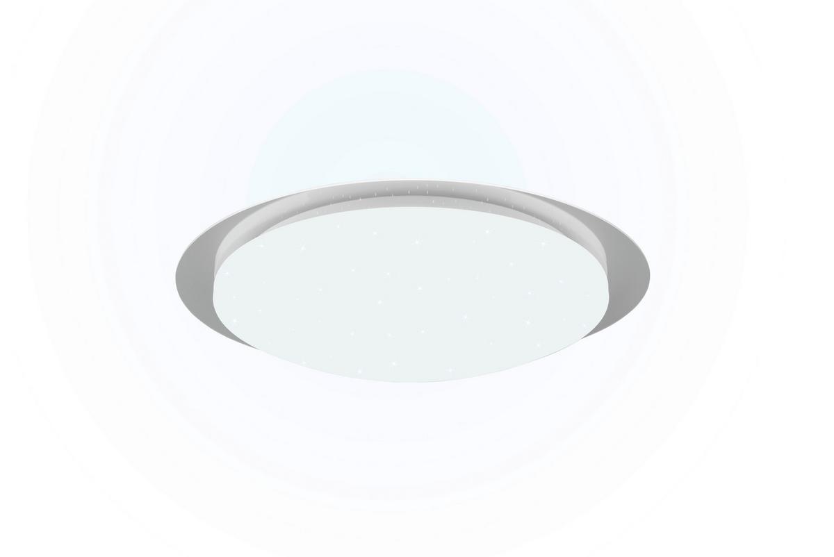 Led-deckenleuchte Ø 48 Cm Mit Farbwechsler Und Fernbedienung - Weiß, Basics, Kunststoff (48/10,2cm) - Trio Leuchten