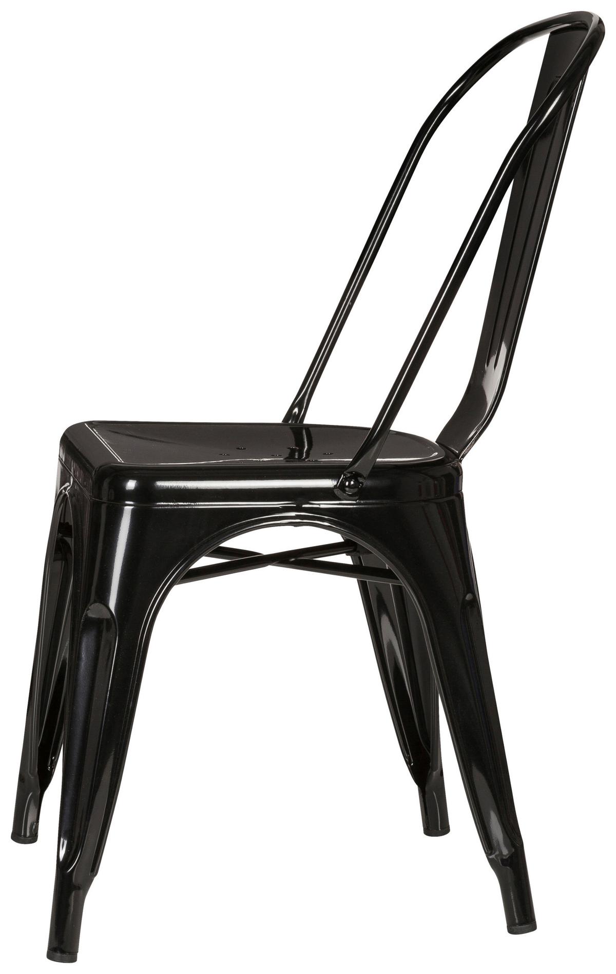 Stuhl Vantaggio Comfort Schwarz Bis 150 Kg - Schwarz, Basics, Metall (44/84/54cm) - MID.YOU