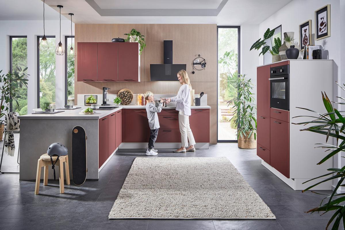 Plánovateľná kuchyňa EASTBOURN rozmery 245/260 cm+120 cm - Vertico