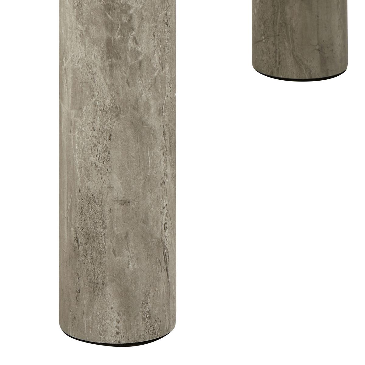 KONFERENČNÝ STOLÍK SOLANO - sivá, Design, kompozitné drevo (60/60/36cm) - MID.YOU