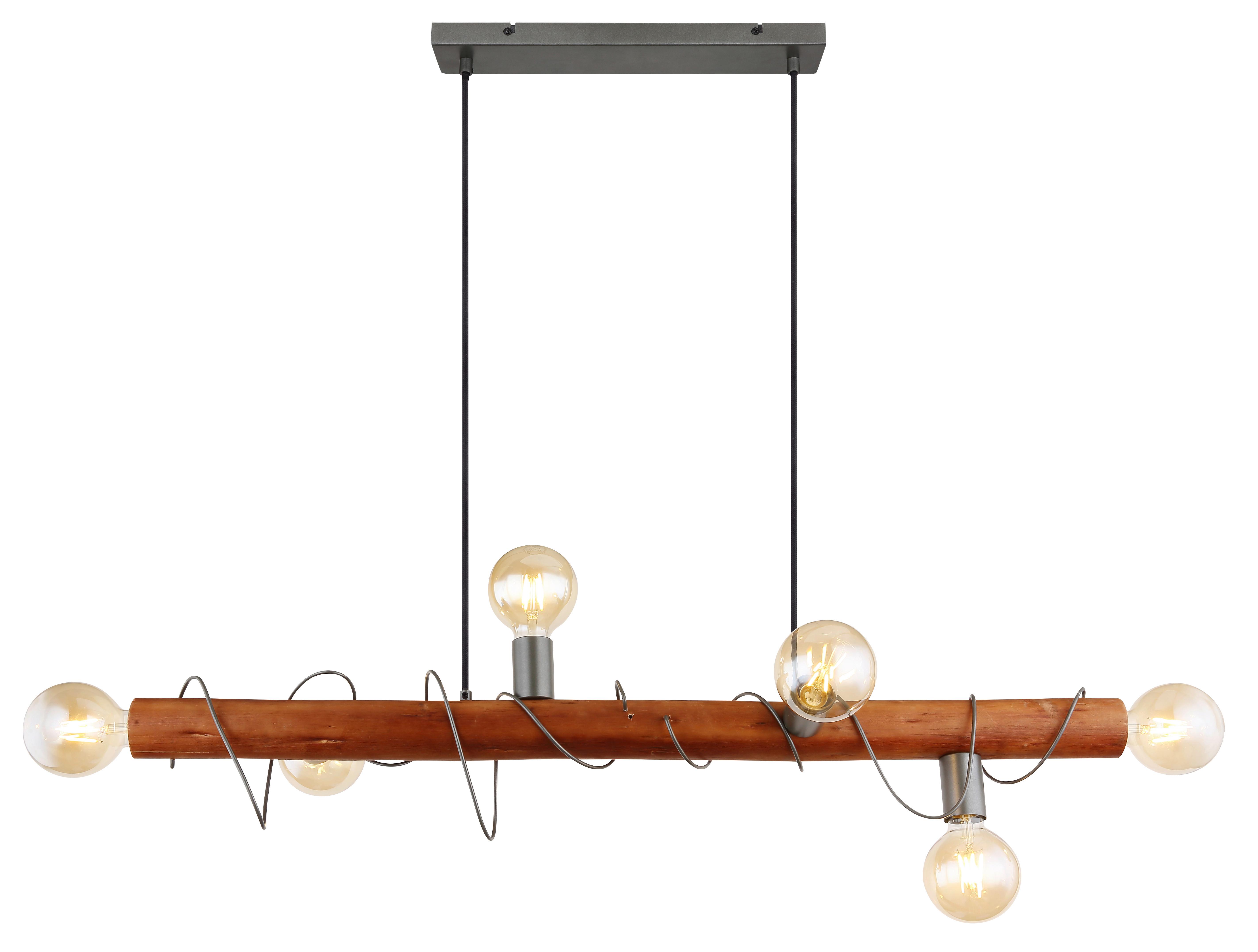 Hängeleuchte Alice H: 120 cm 6-Flammig, Rustikal