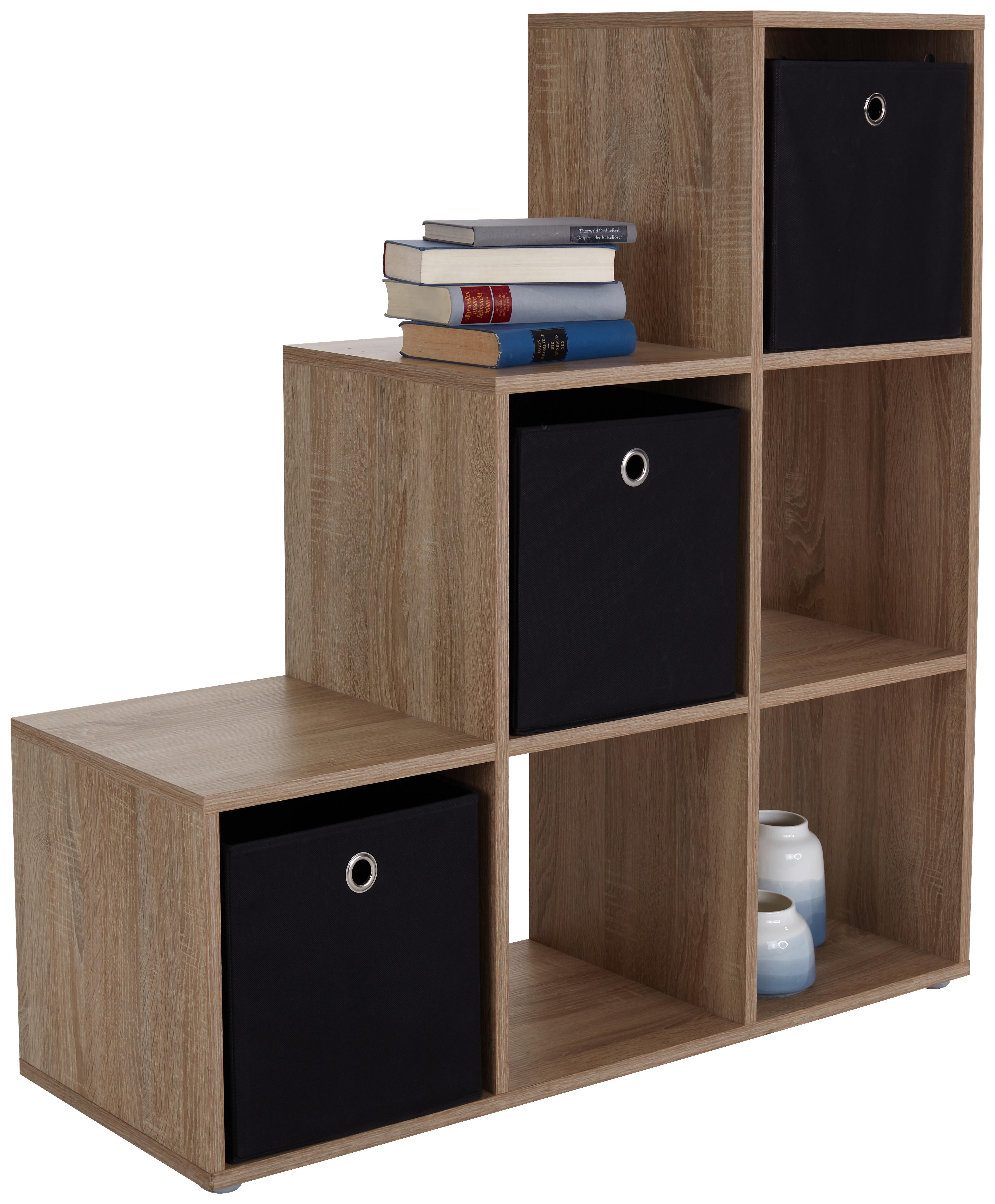 Dělicí Stěna Pisa 3 - barvy dubu, Moderní (112/114/35cm)