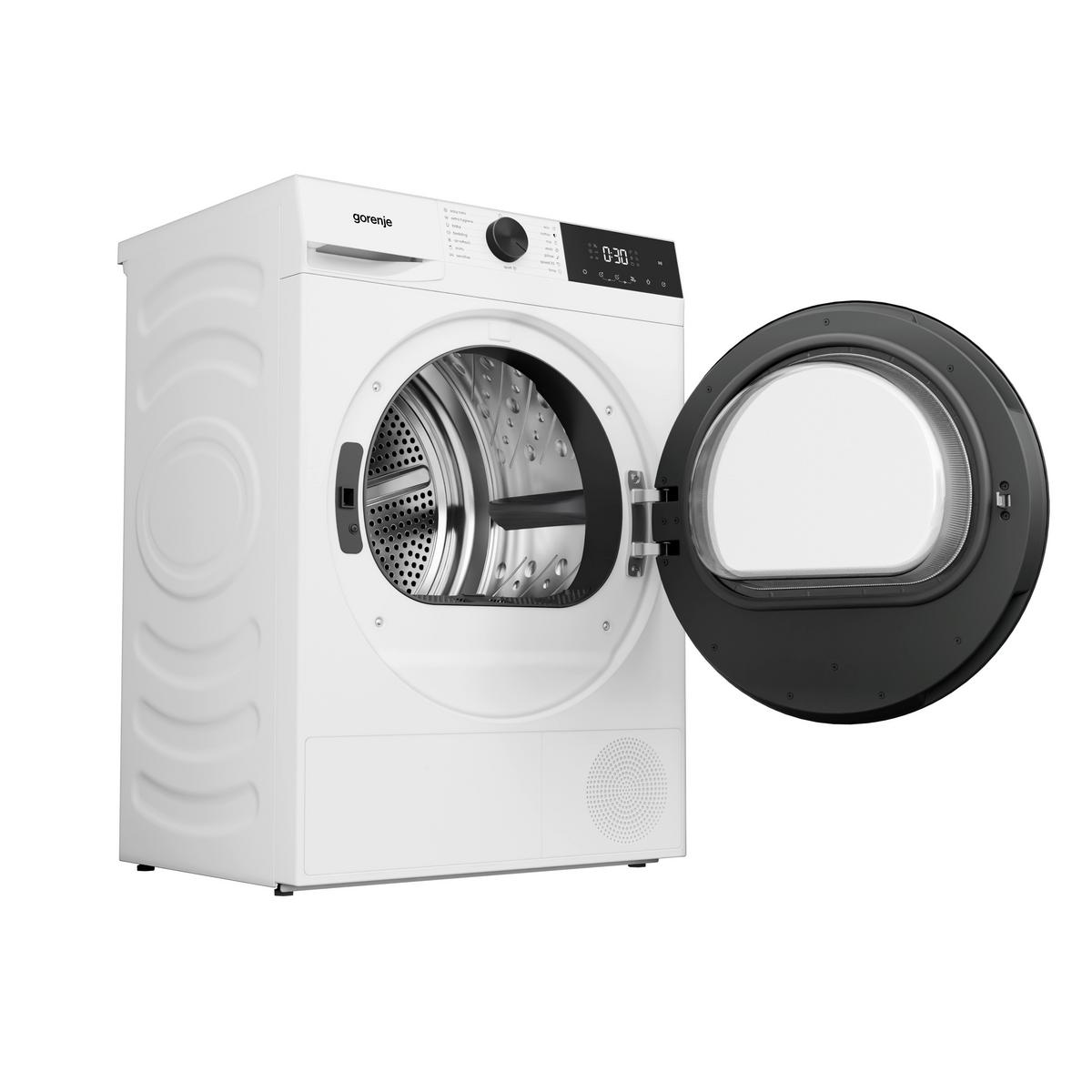 Wärmepumpentrockner DG2P8D/AT Füllmenge ca. 8 KG, EEKL: D - Weiß, Basics, Kunststoff/Metall (59,5/84,5/51cm) - Gorenje