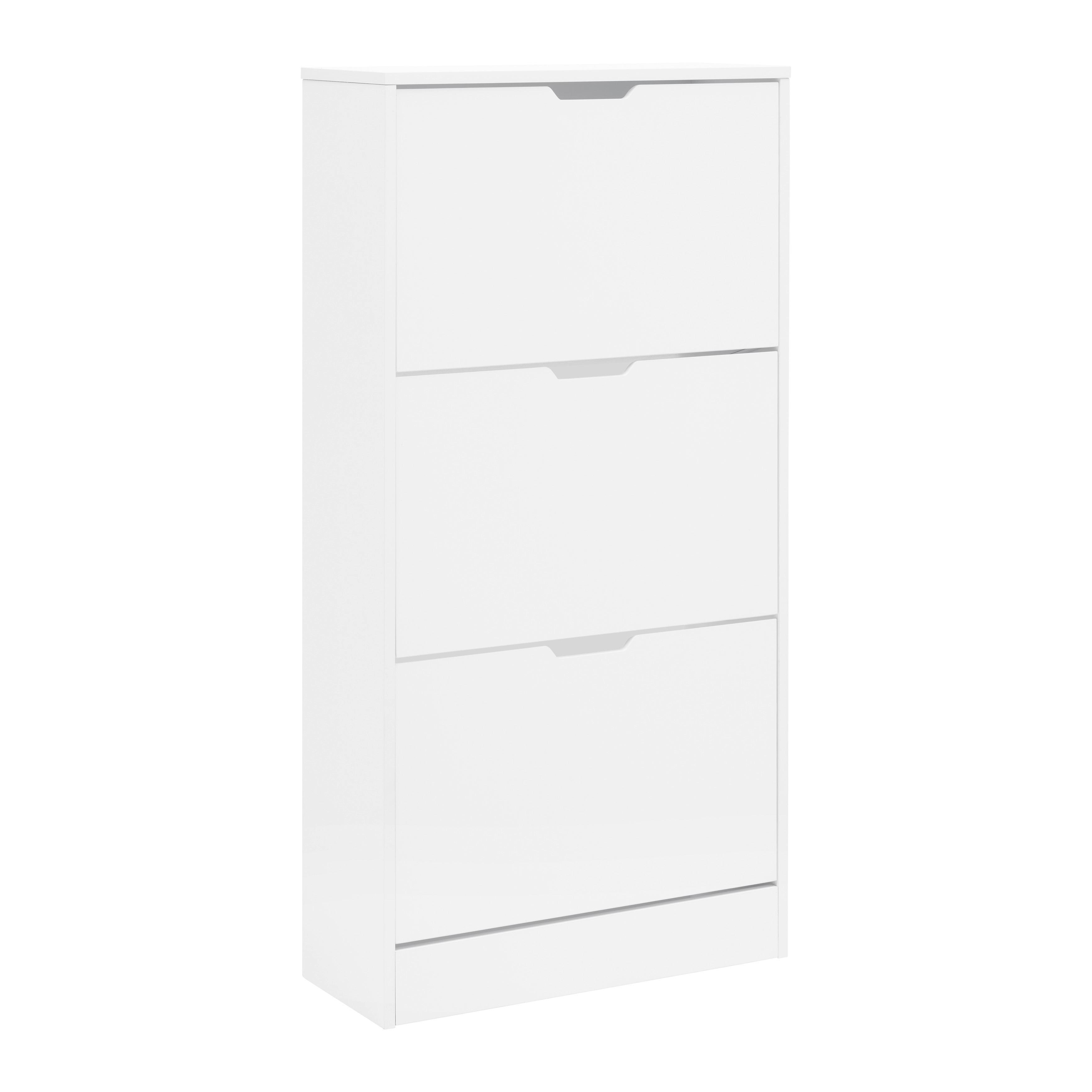 VYKLÁPĚCÍ BOTNÍK RUDI *CENOVÝ TRHÁK* - bílá, Konvenční, kompozitní dřevo (60/118/24cm) - Mömax