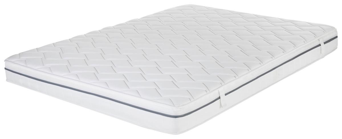 Kaltschaummatratze Air Deluxe 140x200 cm H2/H3 H: 23 cm - Weiß, Basics, Textil (140/200cm) - MID.YOU