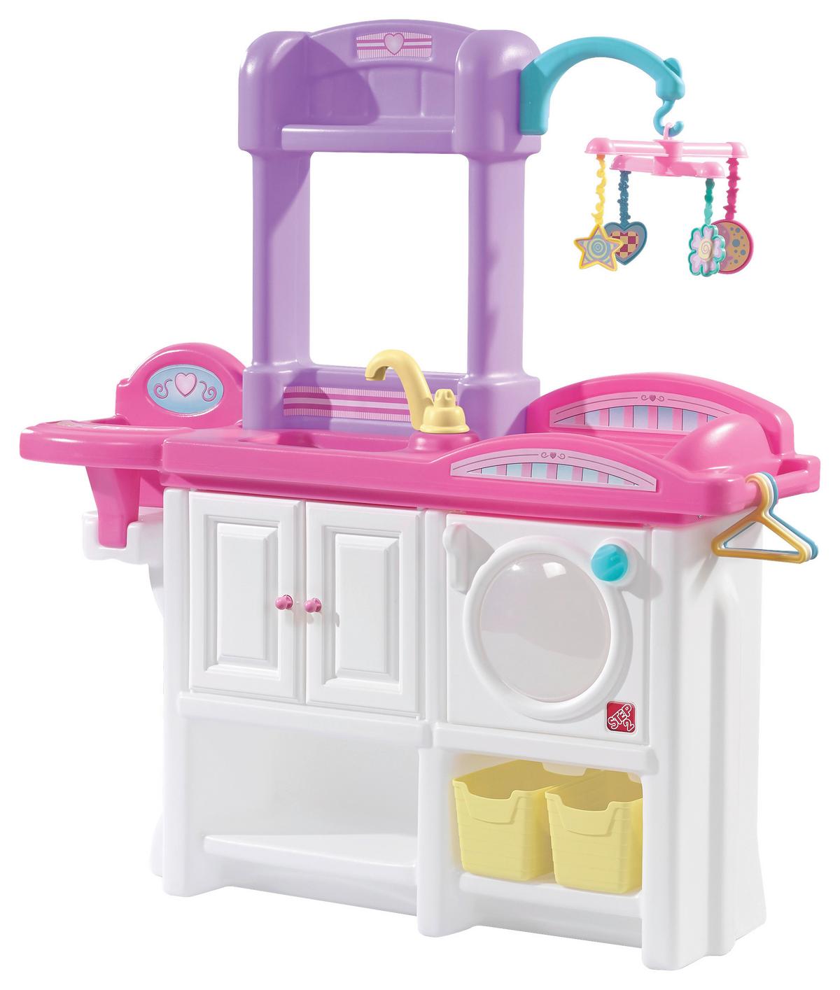 Dětská hrací souprava LOVE & CARE - růžová, Basics, plast (80/25/94,5cm)