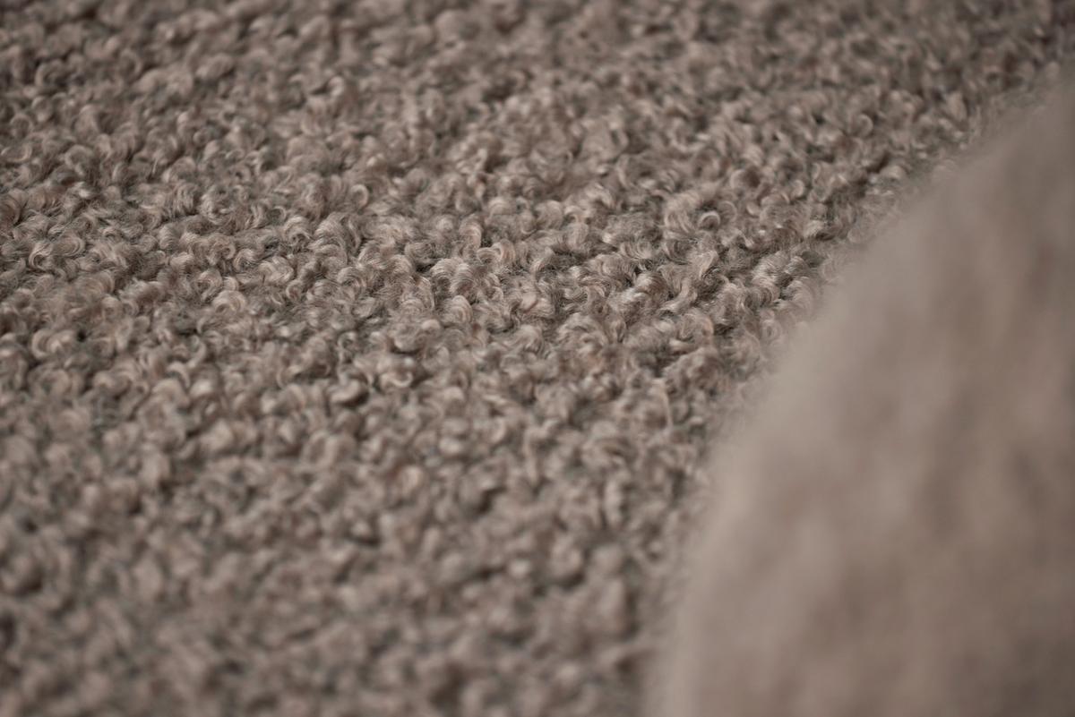 Sessel Nordkoster - Hellbraun/Schwarz, Design, Textil/Metall (81/75/80cm) - Livetastic
