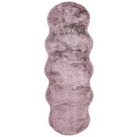 Fellteppich Misha Beere 55x160 cm - Beere, MODERN, Textil (55/160cm) - Luca Bessoni