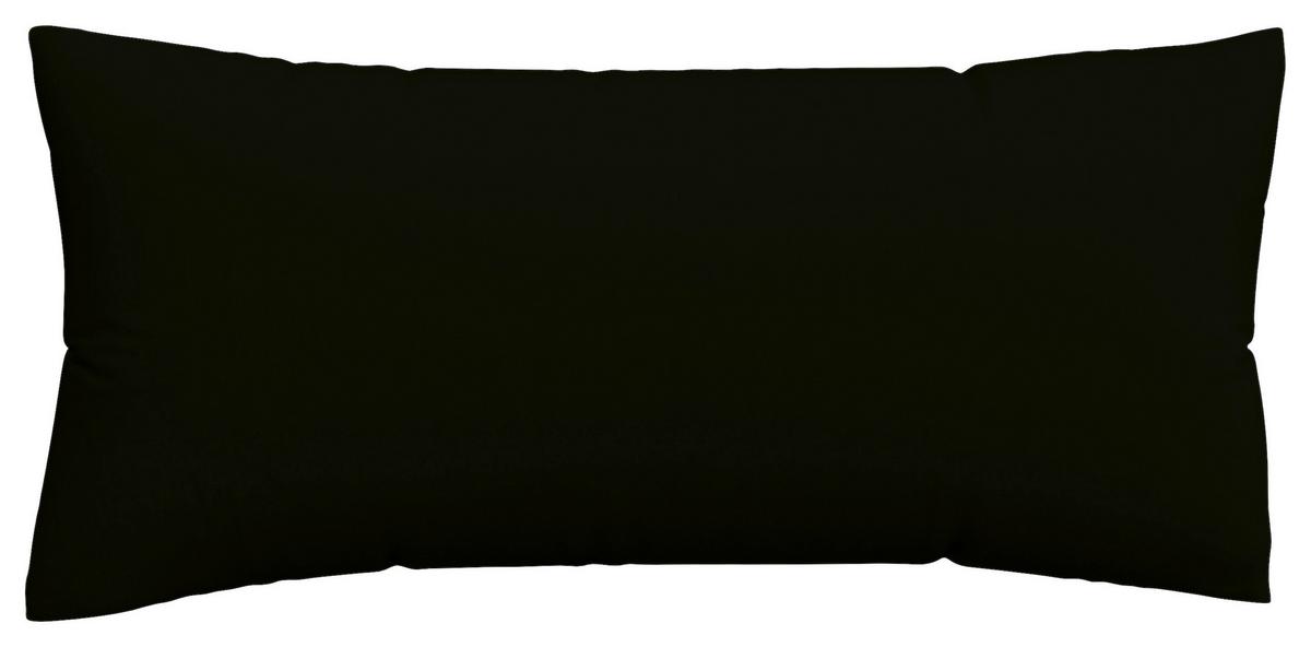 Kopfpolsterbezug Knitted Jersey - Schwarz, Basics, Textil (40/80cm) - Schlafgut