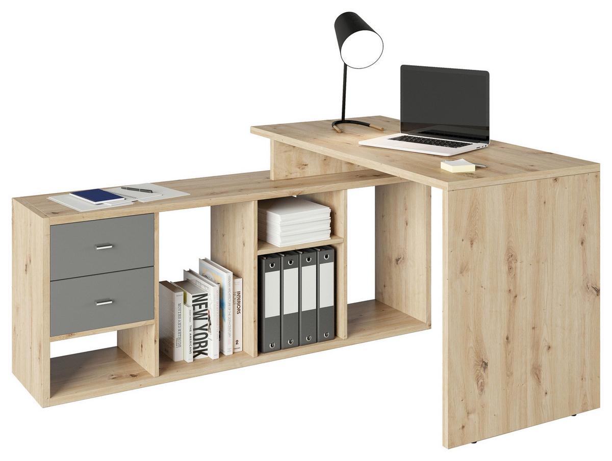 Regal Fortuna - Eiche Artisan, Basics, Holzwerkstoff (58/147/34cm) - MID.YOU