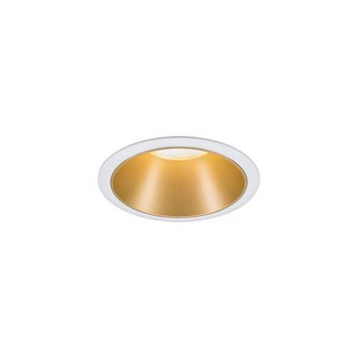 Einbauspot Ø 8,8 cm Weiß/ Goldfarben 3-teilig dimmbar - Design (8,8cm) - Paulmann